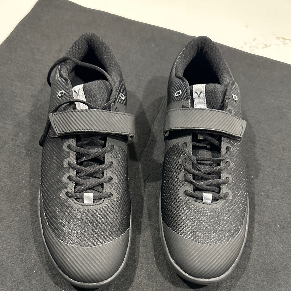 NWOT Men’s Velaasa Strake Weightlifting Sole Size 16 Triple Black Shoe Sneakers - Picture 8 of 13